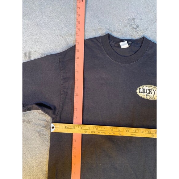 Lucky 13 American Original Men’s T-shirt, Hot Rod, Medium, 100% Cotton USA - Picture 3 of 6